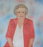 Portrait, oil on canvas