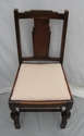 Pair of classic Art Deco style period wooden chairs - SOLD