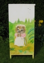 Child's cupboard painted with Beatrix Potter characters - SOLD
