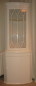 Glass-fronted corner cabinet - SOLD