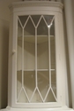Glass-fronted corner cabinet - SOLD