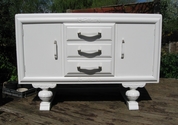 Beautiful old sideboard refurbished in white - SOLD