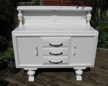 Beautiful old sideboard refurbished in white - SOLD
