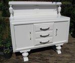 Beautiful old sideboard refurbished in white - SOLD