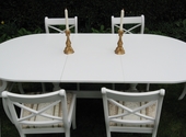 Fabulous extending 8-seater table and 6 chairs - SOLD