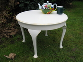 Lovely round White table - SOLD