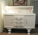 Beautiful old sideboard refurbished in white - SOLD