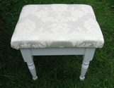Lovely white dressing table stool - SOLD