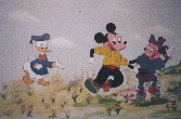 Mickey Mouse and Friends mural